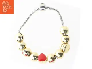 Armbånd med vedhæng (str. Ø 8 cm)