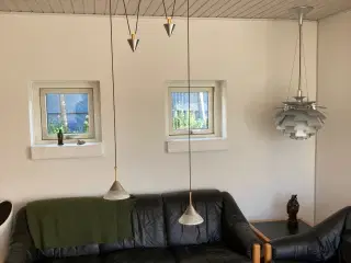 Herstal halogen loftpendel med to lamper