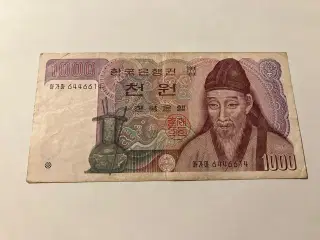 1000 Won Korea