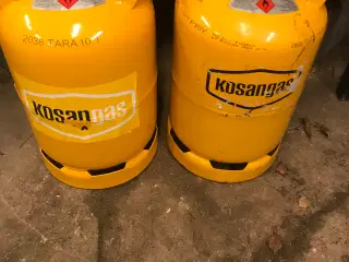 Gasflasker 11kg fyldt og plumberet 