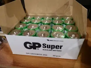 Gp super D batteri 1,5v 