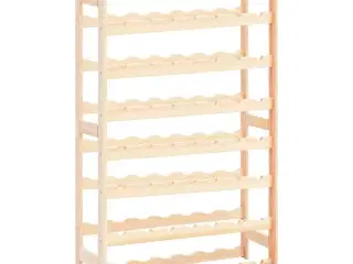 Vinreol til 56 flasker fyrretræ