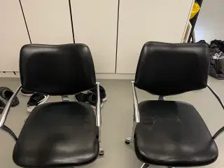 2 frisør stole