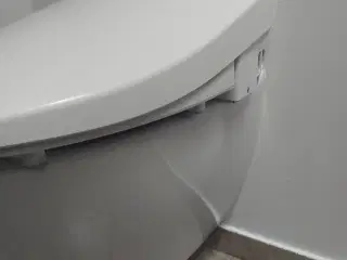 Bidet med varme og vand, incl. Toiletforhøjer 4cm,