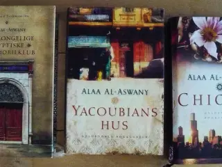 3 bøger af Alaa-Al-Aswany