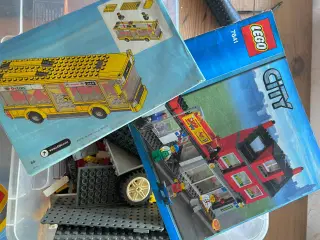 Lego city butik med bus
