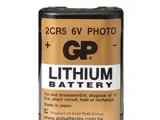 Gp 2cr5-ci lithium-batteri 6v stk