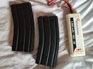 CO2 pistol og El M4 Softguns 