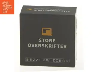 Bezzerwizzer Store Overskrifter quiz fra Bezzerwizzer (str. 7x7x3 cm)
