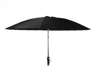 Parasol og parasolfod, som nyt.