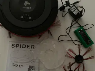 Robotstøvsuger spider - kun været brugt en gang