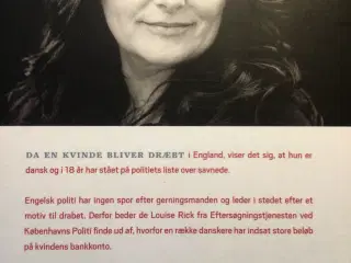 Sara Blædel : Kvinden de meldte savnet