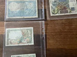 Gamle Franske pengeseddeler