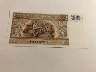 50 Kyats Myanmar