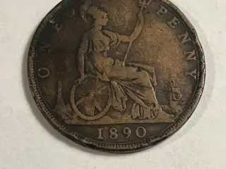 One Penny 1890 England