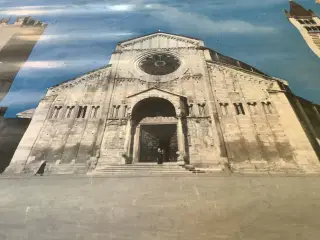 1964 retro plakat, Verona Basilica Di San Zeno