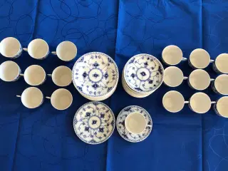 Musselmalet halvblonde 