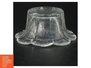 Holmegaard Glasstage til fyrfadslys (str. Ø 10 cm)