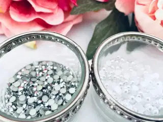 Halvperler 600 stk til dekoration og hobby 