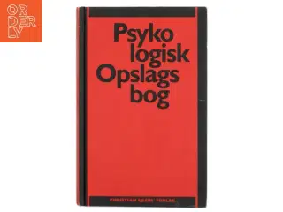 Psykologisk opslagsbog : alfabetisk ordnet af Karsten Schnack (Bog)