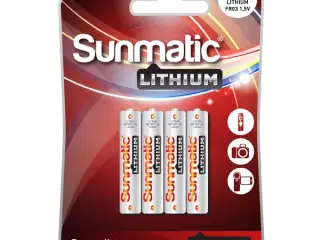 Sunmatic lithium bat. aaa 1,5 V