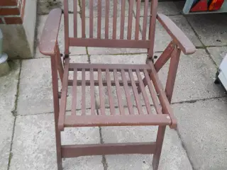 Havestole i træ 