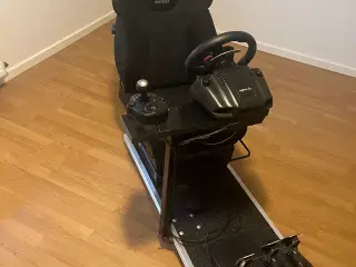 Gamerstol - specialbygget. Incl. tilbehør