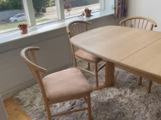 Skovby spisebord SM74 incl. 6 stole