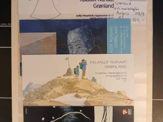 Grønland (133) Frimærkehæfter,postfriske **, 4 stk
