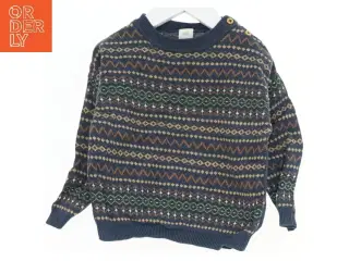 Strikket sweater med mønster fra H&M (str. 86)