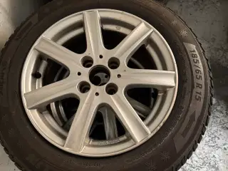 4x100 vinterhjul med michelindæk