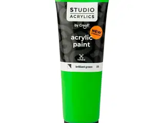 Creall Studio Akrylmaling, halvdækkende, brilliant green (50), 120ml/ 1 fl.