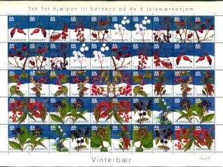 Danmark julemærkeark 2004 - FOLDET