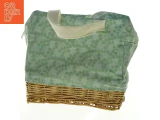 Flet Taske Picnickurv med tekstilbeklædning (str. 24 x 22 cm)