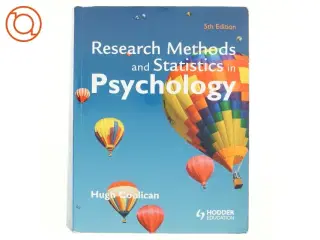 Research methods and statistics in psychology (Bog)