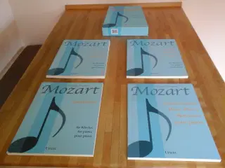 Mozart 4 nodebøger for klaver og piano