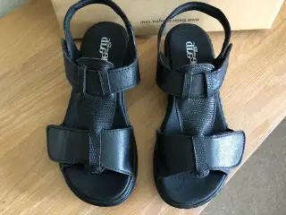 Sorte sandaler fra Green Comfort plus