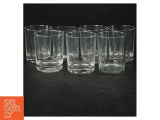 Sæt med 7 klare glas/lysestager (str. 7 styk. ø. 6 cm)
