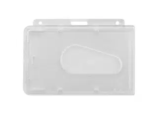 Kortholder i klar plast 86x54 mm til Key-Bak ID- og nøgleholder