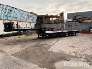 Trailer Broshuis Kran Udtrækstrailer