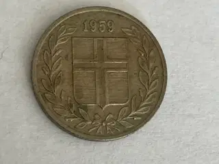 25 Aurar Iceland 1959
