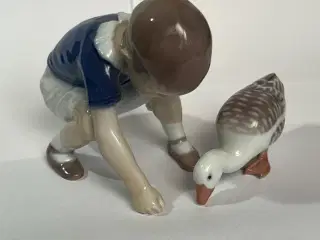 B&G figurer: Dreng og gås, sælges samlet