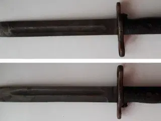 Original M1 Garand bajonet sælges