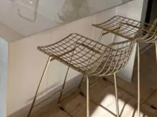 HK Living barstole messing sælges 