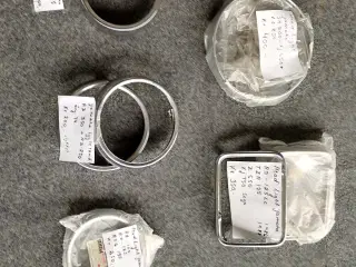 Lygterande til m.c. er mrk. med  pris og m.c. (%)