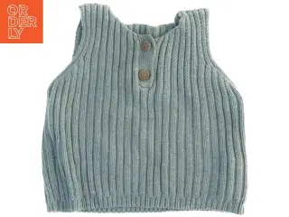 Strikket vest (str. 30 x 27 cm)