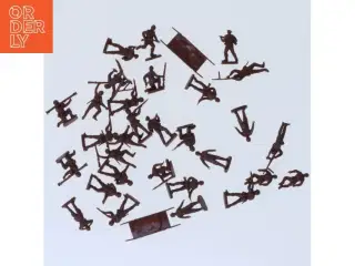 Miniature plastiksoldater (str. 2,5 cm)