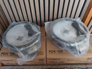 2 x Roland PDX-100 Dual-zone E-Drum  10" pad 