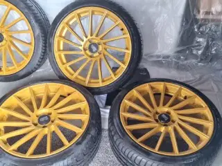 Audi fælge nyrenoveret gold metallic