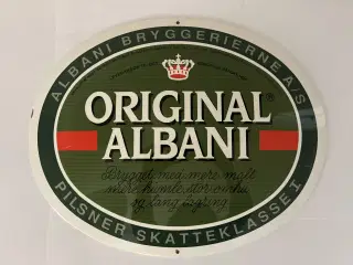 Stort Albani reklame skilt fra 80’erne 